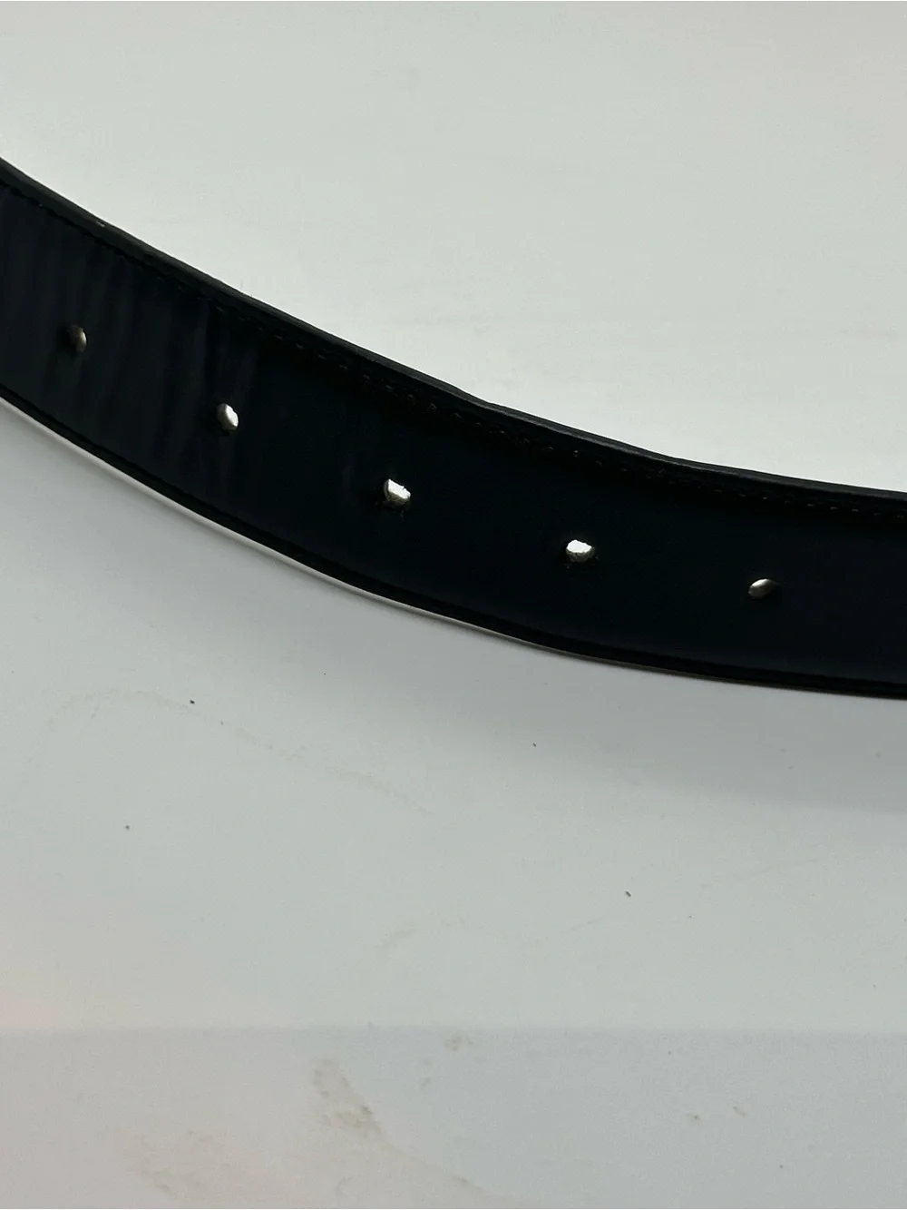 Nike Black Dress Golf Belt Gunmetal Buckle Size 32